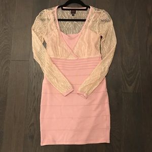 Bebe pink dress